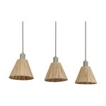 Ledvance LED Pendant Decor Raffia Linear Brown | Suitable for 3x E27