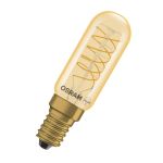 Osram Vintage 1906 LED Special Shapes E14 Tubular Amber 4.8W 420lm - 822 Extra Warm White | Dimmable - Replaces 40W