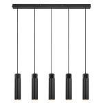 Nordlux Tilo Pendant Metal Black | Suitable for 5x GU10