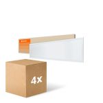 Multipack 4x Ledvance LED Panel Compact Aluminium White 33W 3630lm - 840 Cool White | 120x30cm - UGR < 19