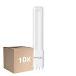 Multipack 10x Noxion Lucent PL-L LED 7.9W 1000lm - 840 Cool White | 4-Pin - Replaces 18W