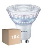 Multipack 10x Philips MASTER Value LED Spot GU10 PAR16 5.5W 575lm 36D - 940 Cool White | Best Colour Rendering - Dimmable - Replaces 80W