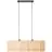 Brilliant Wimea Pendant Metal Black Beige | Suitable for 2x E27