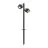 SLV Sitra 360 Spike Light Aluminium Grey | Outdoor - IP44 - Suitable for 2x GX53 