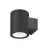 SLV Oculus Up/Down Wall Light Aluminium Black 15W 1110lm - 920-930 Dim To Warm | Best Colour Rendering - Dimmable 