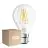 Multipack 10x Ledvance Classic Performance LED Bulb B22d Pear Filament Clear 7W 806lm - 827 Extra Warm White | Dimmable - Replaces 60W