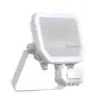 Ledvance LED Floodlight Aluminium White 17W 2200lm 100D - 830 Warm White | IP65 - Motion And Light Sensor - Symmetrical