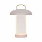 Nordlux Table Lamp Mirano Metal and Glass Pink 3W 150lm - 830 Warm White | 3-Step Dimmable