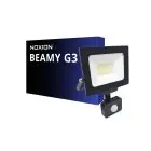 Noxion LED Floodlight Beamy G3 30W 3300lm 110D - 840 Cool White | IP65 - Motion and Light Sensor - Symmetrical