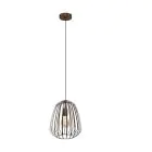 Eglo Pendant Espinal Steel Bronze | IP20 - Suitable for 1x E27 