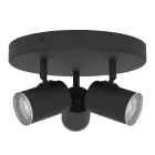 Eglo Ceiling Spot Consuma 1 Steel Black | Suitable for 3x GU10
