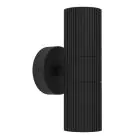 Eglo Wall Light Tomelloso Outdoor Aluminium Black | Suitable for 2x GU10